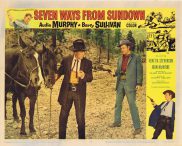 SEVEN WAYS FROM SUNDOWN Lobby Card 5 Audie Murphy Barry Sullivan