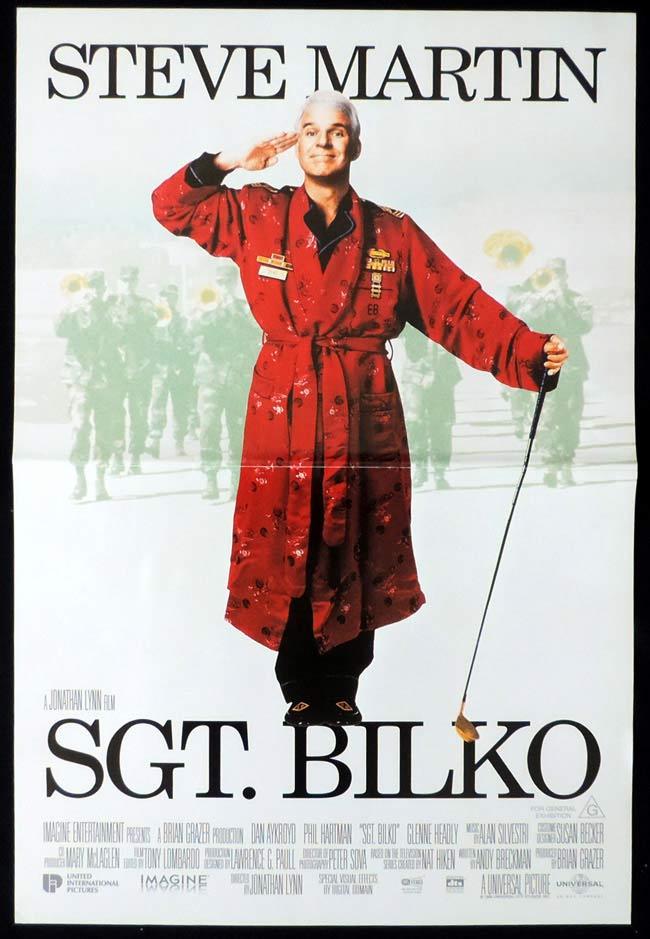 SGT BILKO Original Daybill Movie Poster Steve Martin Dan Aykroyd