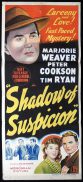 SHADOW OF SUSPICION Original Daybill Movie Poster Marjorie Weaver Peter Cookson Tim Ryan