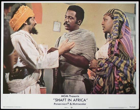 SHAFT IN AFRICA 1973 Richard Roundtree BLAXPLOITATION Lobby card #2