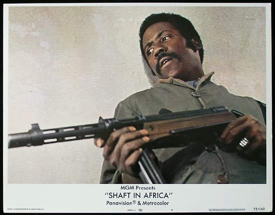 SHAFT IN AFRICA 1973 Richard Roundtree BLAXPLOITATION Lobby card #4