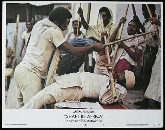 SHAFT IN AFRICA 1973 Richard Roundtree BLAXPLOITATION Lobby card #7