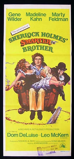 SHERLOCK HOLMES SMARTER BROTHER Australian Daybill Movie poster
