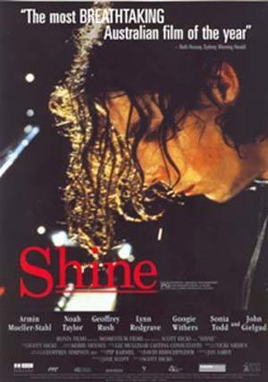 SHINE Geoffrey Rush Original Movie handbill Flyer