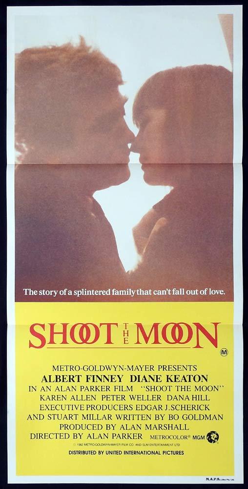 SHOOT THE MOON Rare Daybill Movie poster Albert Finney Diane Keaton Karen Allen