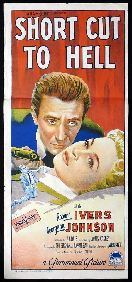 SHORT CUT TO HELL Daybill Movie Poster 1957 Richardson Studio