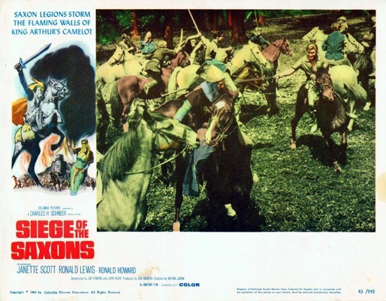 SIEGE OF THE SAXONS 1963 Lobby Card 2 Janette Scott
