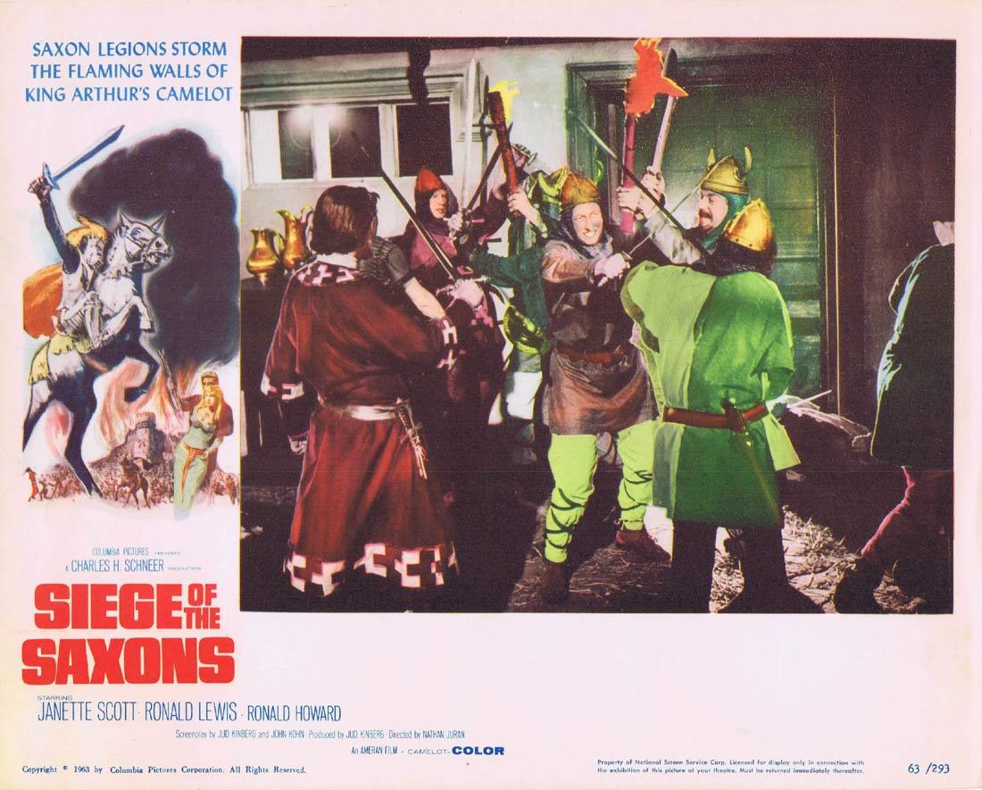 SIEGE OF THE SAXONS 1963 Lobby Card 6 Janette Scott