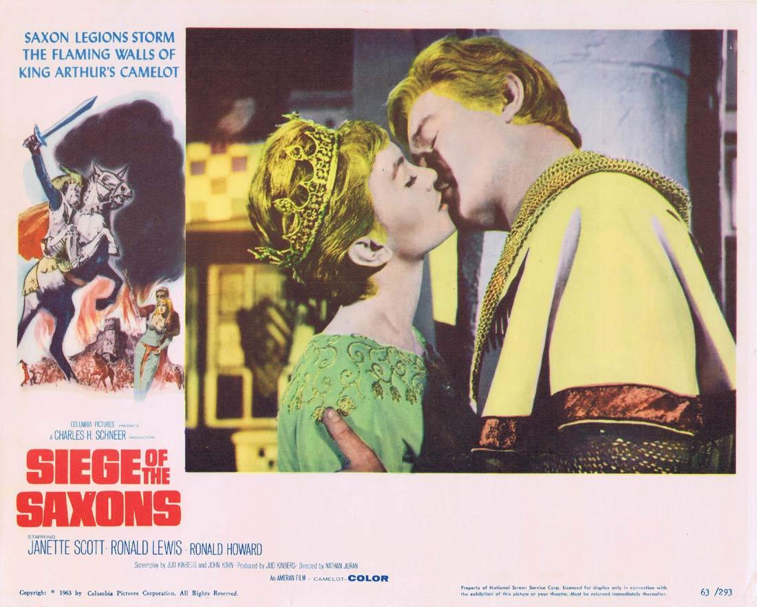SIEGE OF THE SAXONS Lobby Card 8 Janette Scott Ronald Lewis Ronald Howard