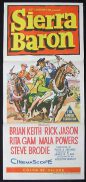 SIERRA BARON Movie Poster 1958 Brian Keith daybill