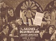 THE SILENCE OF DEAN MAITLAND Original Vintage Movie Herald KEN G.HALL Australian Cinema Classic