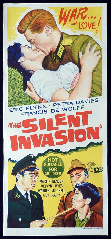 THE SILENT INVASION Original Daybill Movie Poster Eric Flynn Warren Mitchell