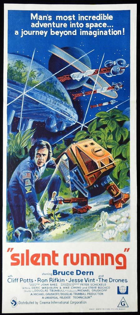 SILENT RUNNING Original Daybill Movie Poster Bruce Dern Cliff Potts