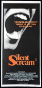 SILENT SCREAM Original Daybill Movie Poster Rebecca Balding