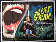 SILENT SCREAM '80-Barbara Steele British Quad poster