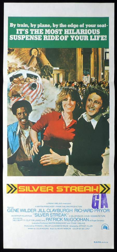 SILVER STREAK Original Daybill Movie Poster Gene Wilder Richard Pryor