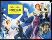 SIMON AND LAURA Peter Finch Rare Movie Trade Ad