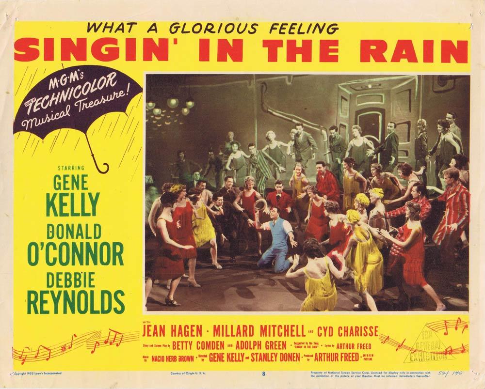 SINGIN IN THE RAIN Vintage Lobby Card 7 The Marx Brothers Groucho