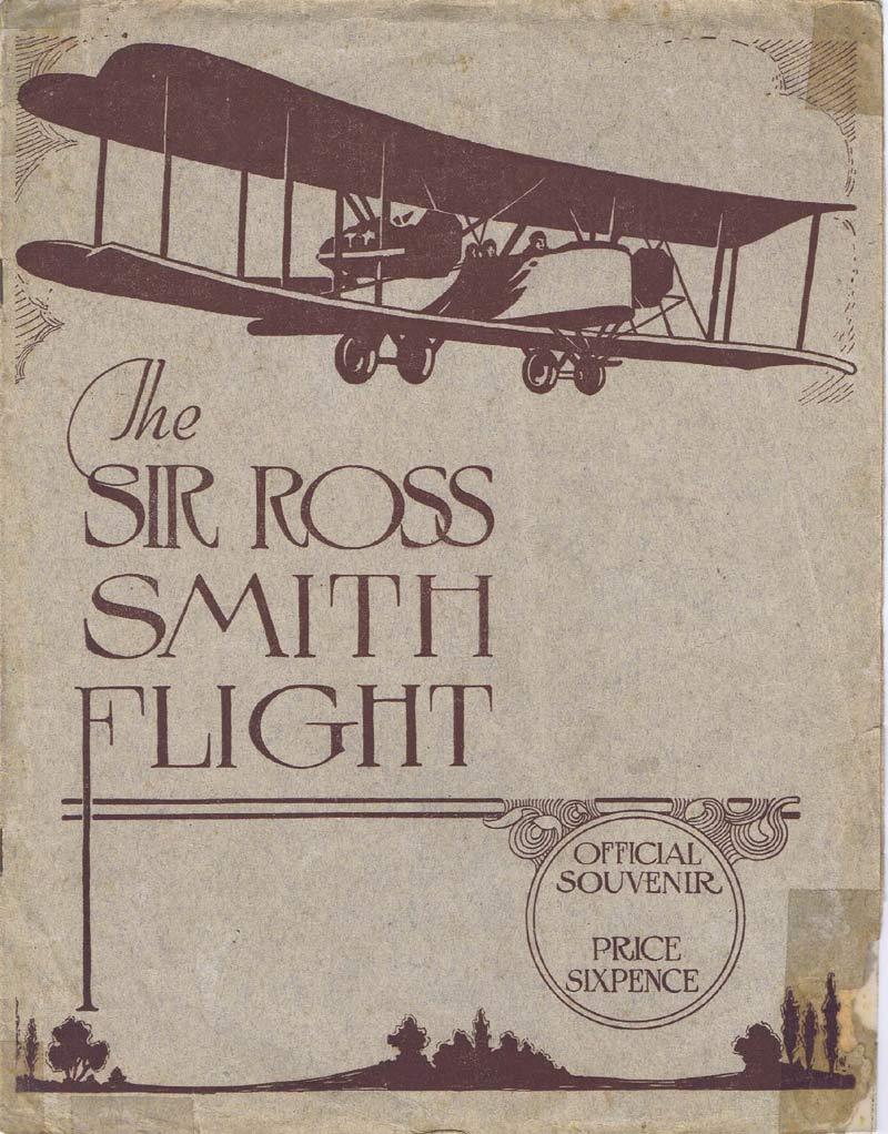 THE SIR ROSS SMITH FLIGHT Original Souvenir Movie Australian Documentary c.1921