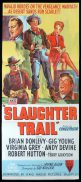 SLAUGHTER TRAIL Original Daybill Movie Poster Brian Donlevy RKO GIg Young