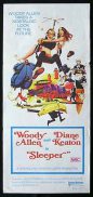SLEEPER Woody Allen Diane Keaton RARE Daybill Movie poster