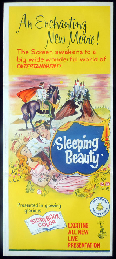 SLEEPING BEAUTY Original Daybill Movie poster Columbia Pictures