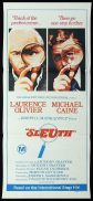 SLEUTH Original Daybill Movie Poster Laurence Olivier Michael Caine