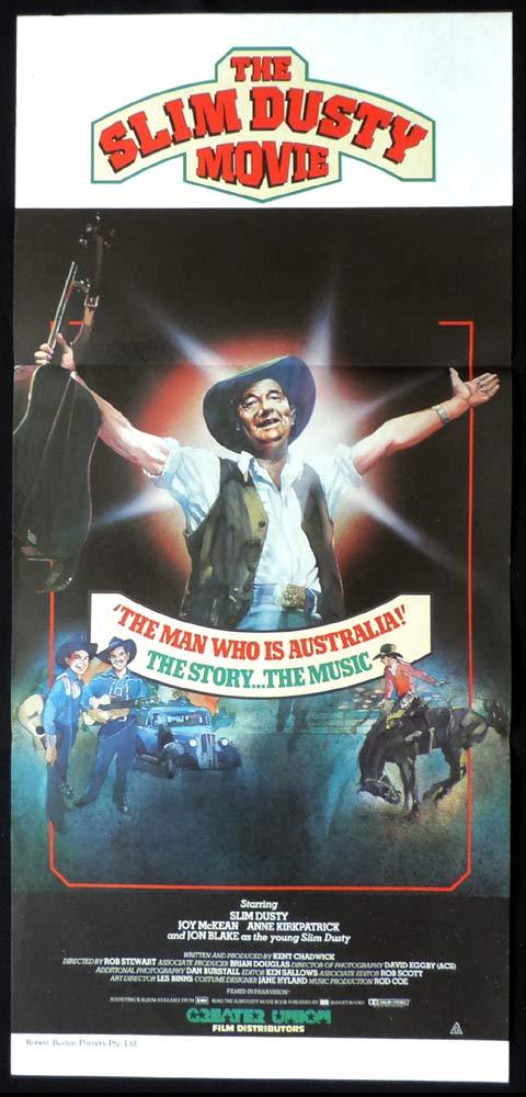 THE SLIM DUSTY MOVIE Daybill Movie poster Australian Country Music