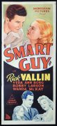 SMART GUY Original Daybill Movie poster Rick Vallin Veda Ann Borg