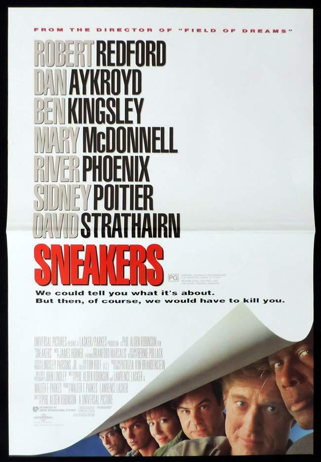 SNEAKERS Original Daybill Movie Poster Robert Redford Dan Aykroyd