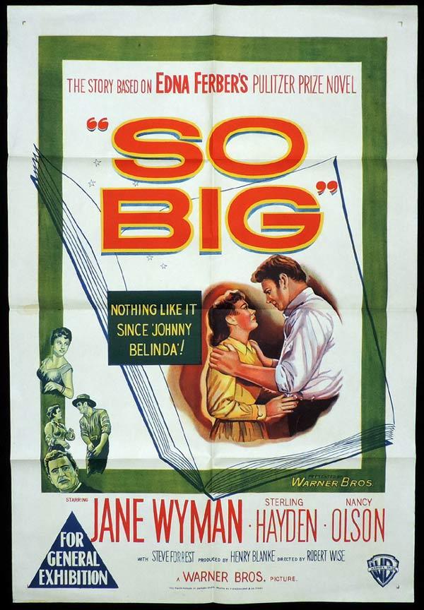 SO BIG One Sheet Movie Poster Jane Wyman