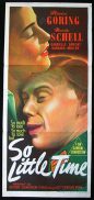 SO LITTLE TIME Original Daybill Movie Poster 1952 Marius Goring
