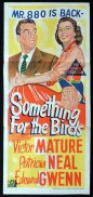 SOMETHING FOR THE BIRDS Original Daybill Movie Poster Victor Mature Patricia Neal
