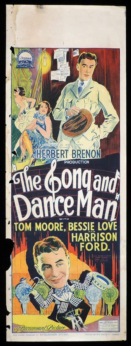 THE SONG AND DANCE MAN Original Daybill Movie Poster Tom Moore Bessie Love 1926 Richardson Studio