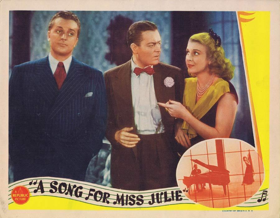 A SONG FOR MISS JULIE Lobby Card 1945 Shirley Ross