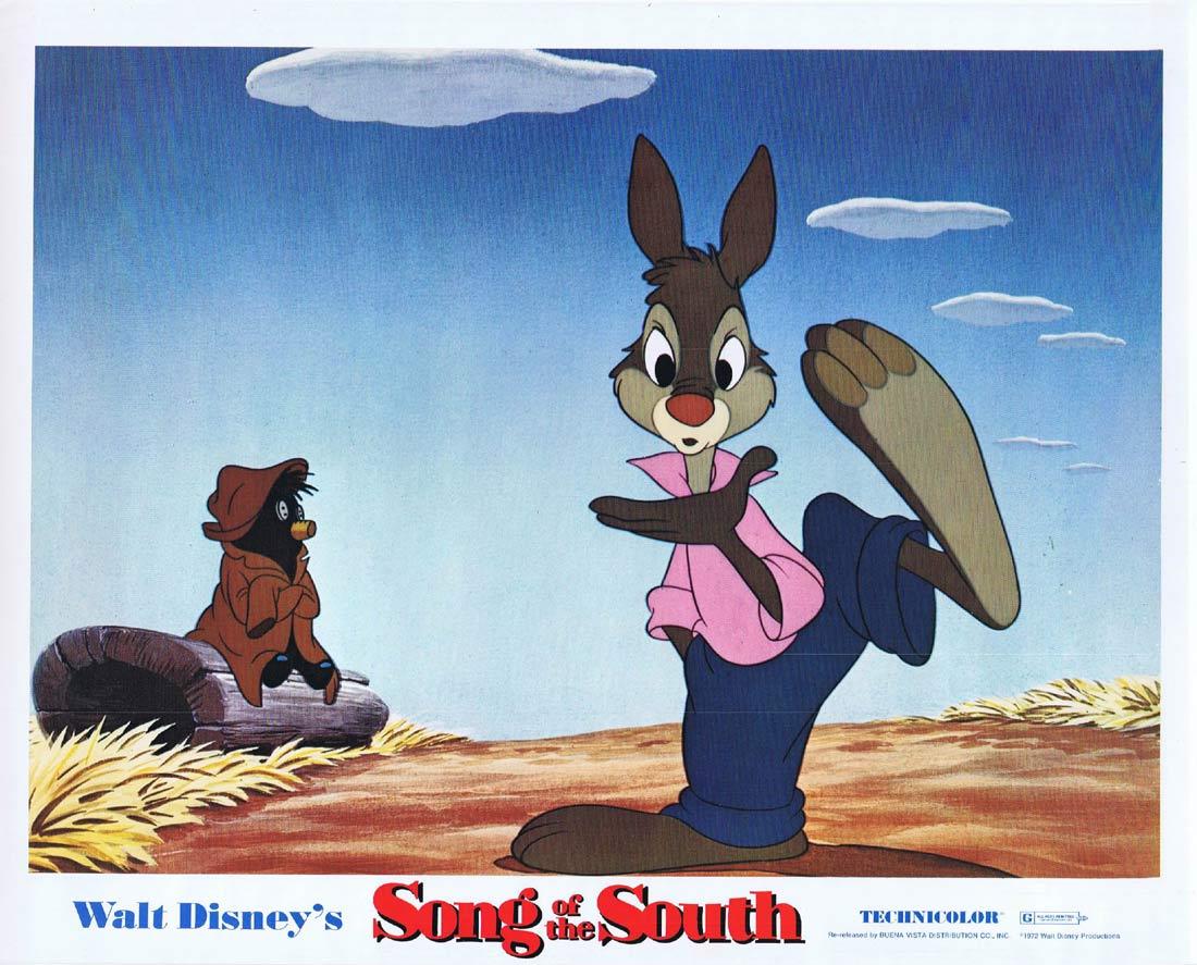 SONG OF THE SOUTH Original Lobby Card Disney 1973r