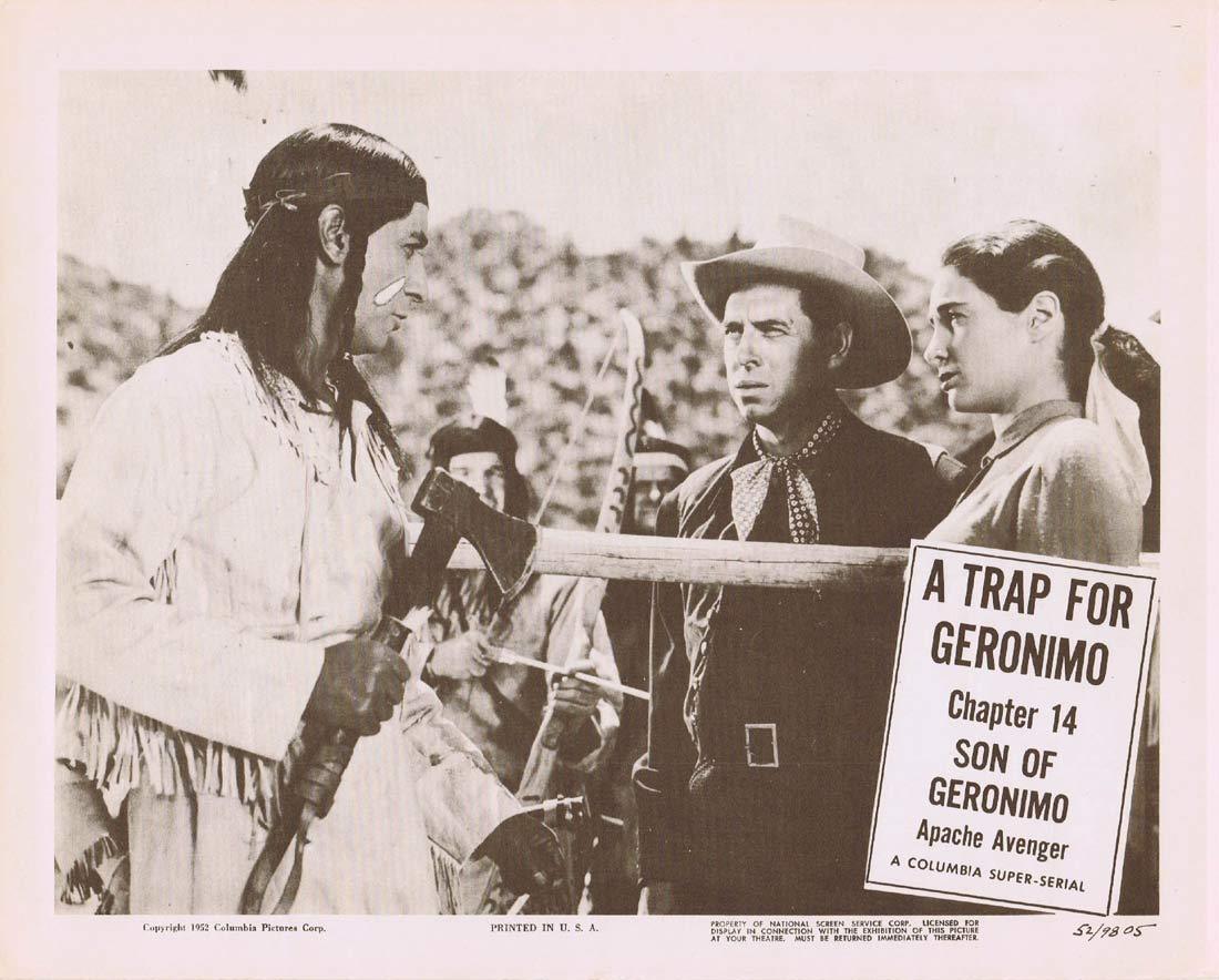 SON OF GERONIMO Original Lobby card 2 Chapter 14 Columbia Serial