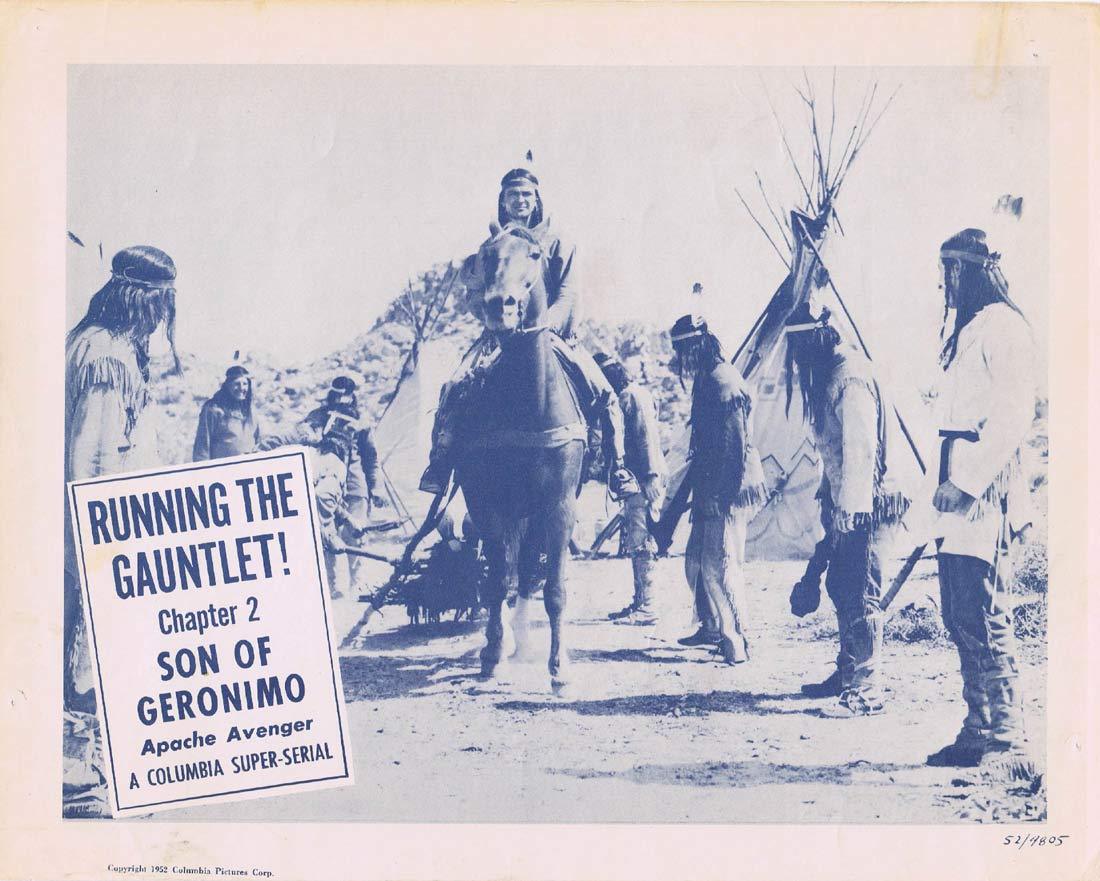 SON OF GERONIMO Original Lobby card 4 Chapter 2 Columbia Serial