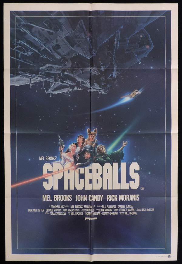 SPACEBALLS One Sheet Movie Poster Rick Moranis John Candy
