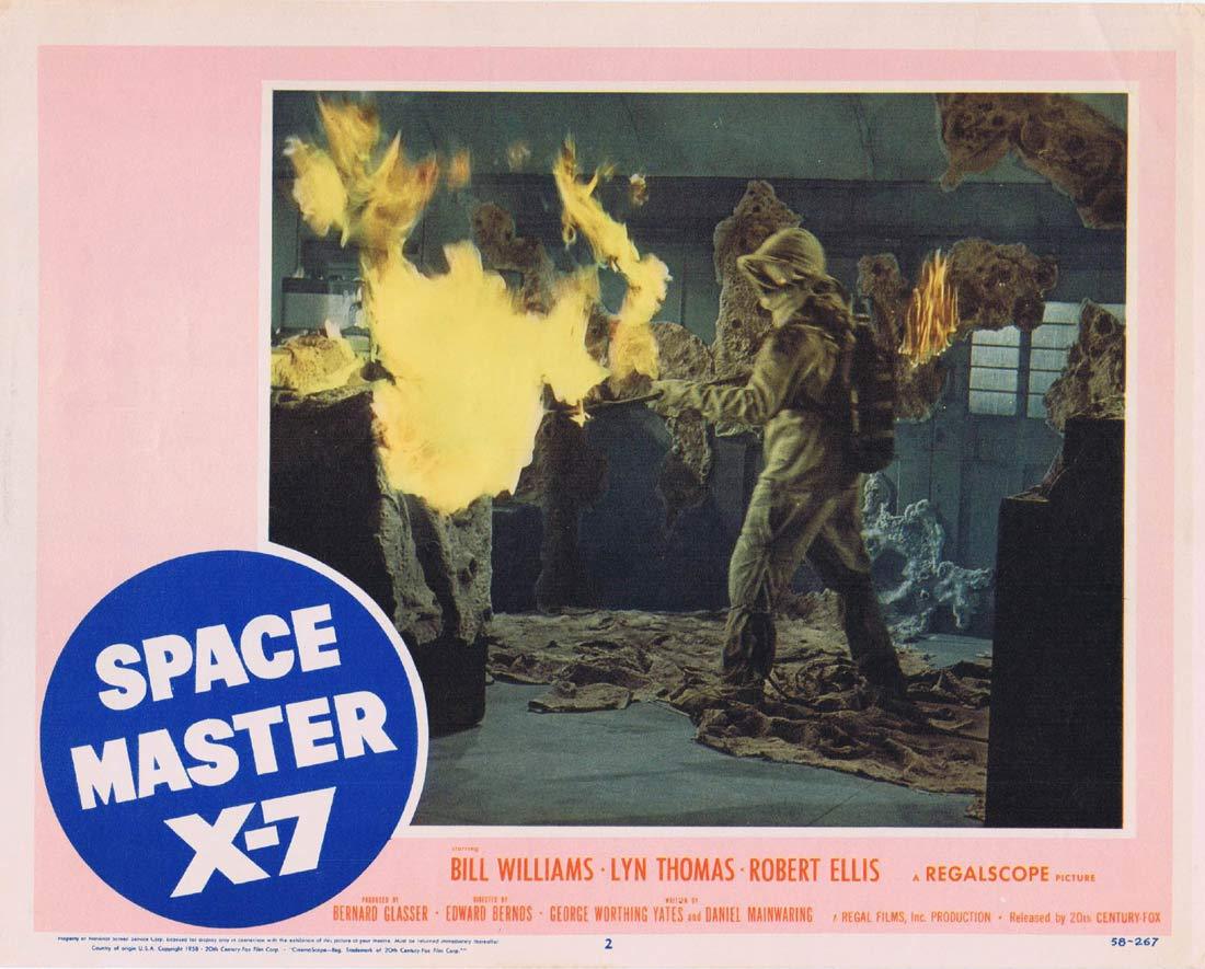 SPACE MASTER X-7 Lobby card 2 Bill Williams Sci Fi