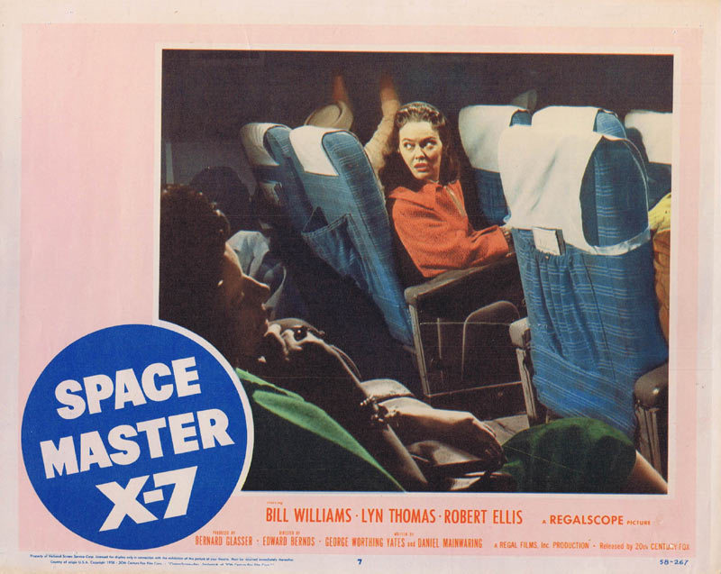 SPACE MASTER X-7 Lobby card 7 Bill Williams Sci Fi