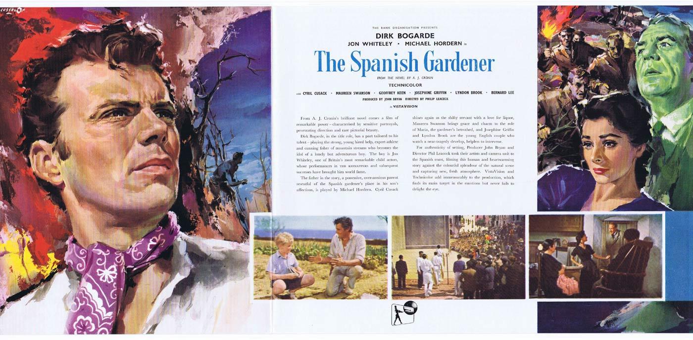 THE SPANISH GARDENER Original Movie Trade Ad Dirk Bogarde