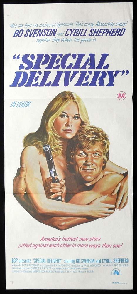 SPECIAL DELIVERY Original Daybill Movie Poster Bo Svenson Mel Scott