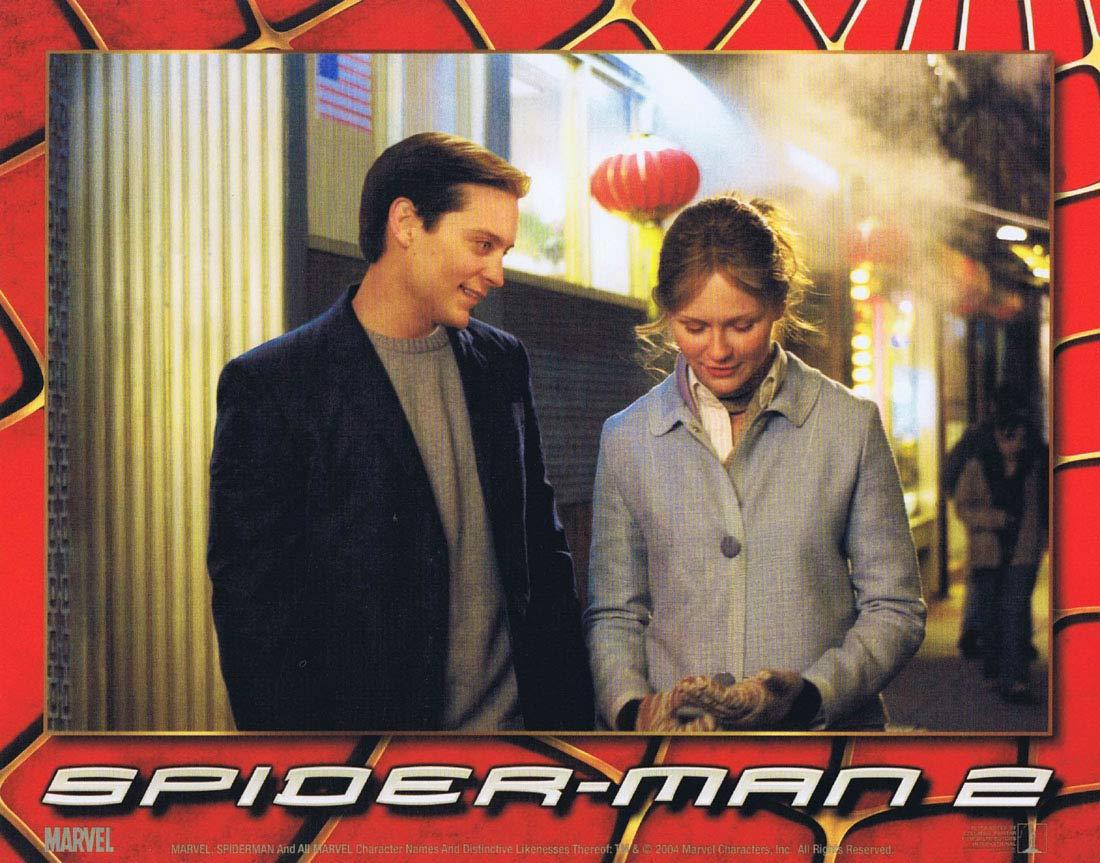 SPIDER-MAN 2 Original Lobby Card 5 Tobey Maguire Spiderman