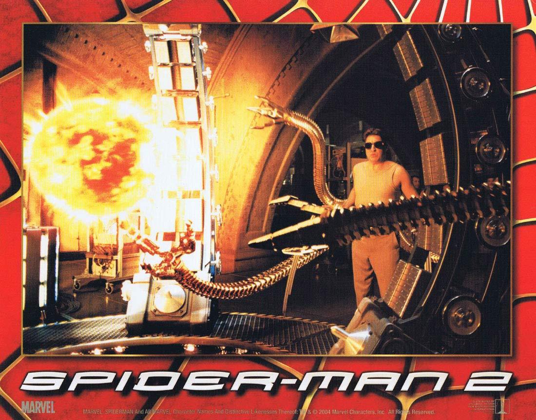 SPIDER-MAN 2 Original Lobby Card 6 Tobey Maguire Spiderman