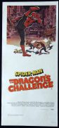 SPIDER-MAN THE DRAGON'S CHALLENGE Original Daybill Movie Poster Nicholas Hammond Spiderman