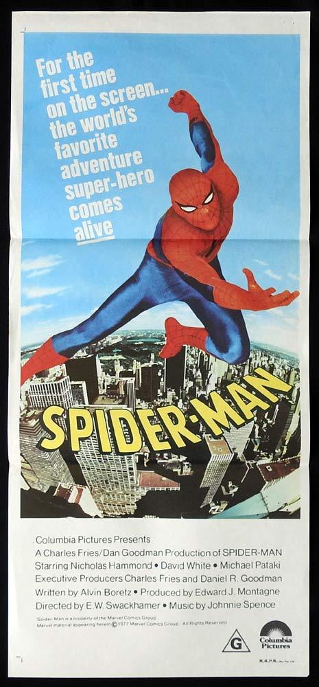 SPIDER-MAN Original Daybill Movie poster Nicholas Hammond SpiderMan