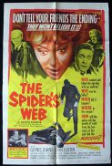 THE SPIDERS WEB '61-Glynis Johns-AGATHA CHRISTIE Original US One sheet poster