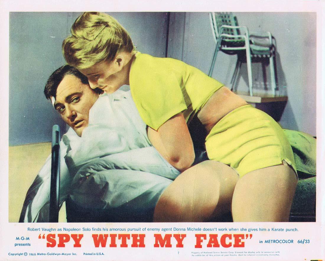 THE SPY WITH MY FACE Original Lobby card 3 Man From Uncle