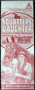 SQUATTERS DAUGHTER, The Movie Poster 1936r Australian Cinema Classic RARE